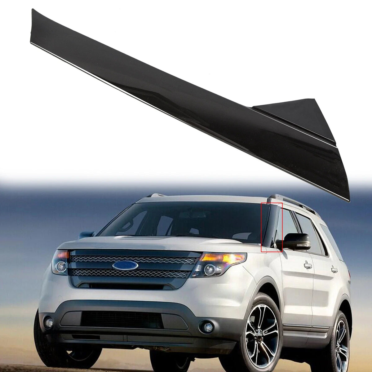 Left Side Windshield Molding Trim for Ford Explorer (2011-2019)