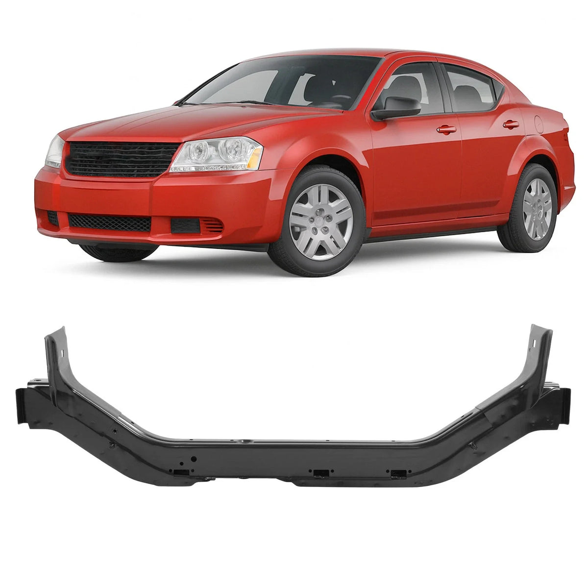 Tie Bar Assembly for Lower Radiator Support - Dodge Avenger 2008-2014