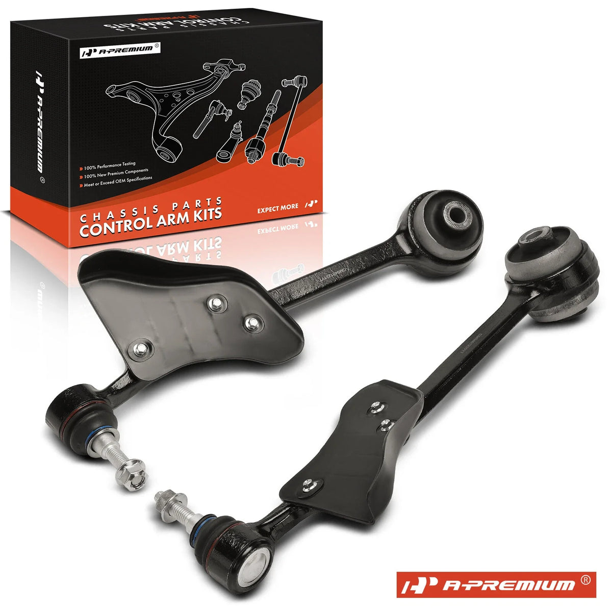 2X Front Lower Control Arm & Ball Joint for Ford Mustang (2015–2022)