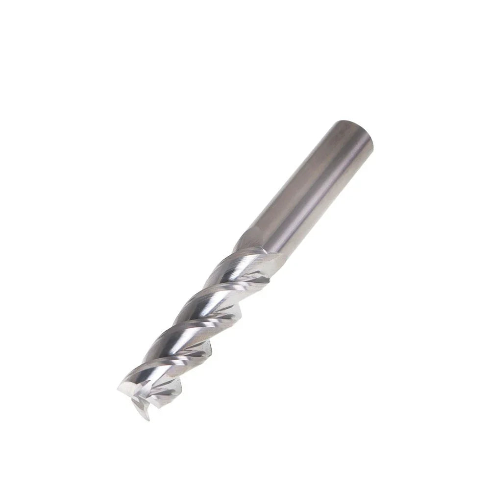Carbide End Mill 1/2" for Aluminum - 3 Flute, Long Length