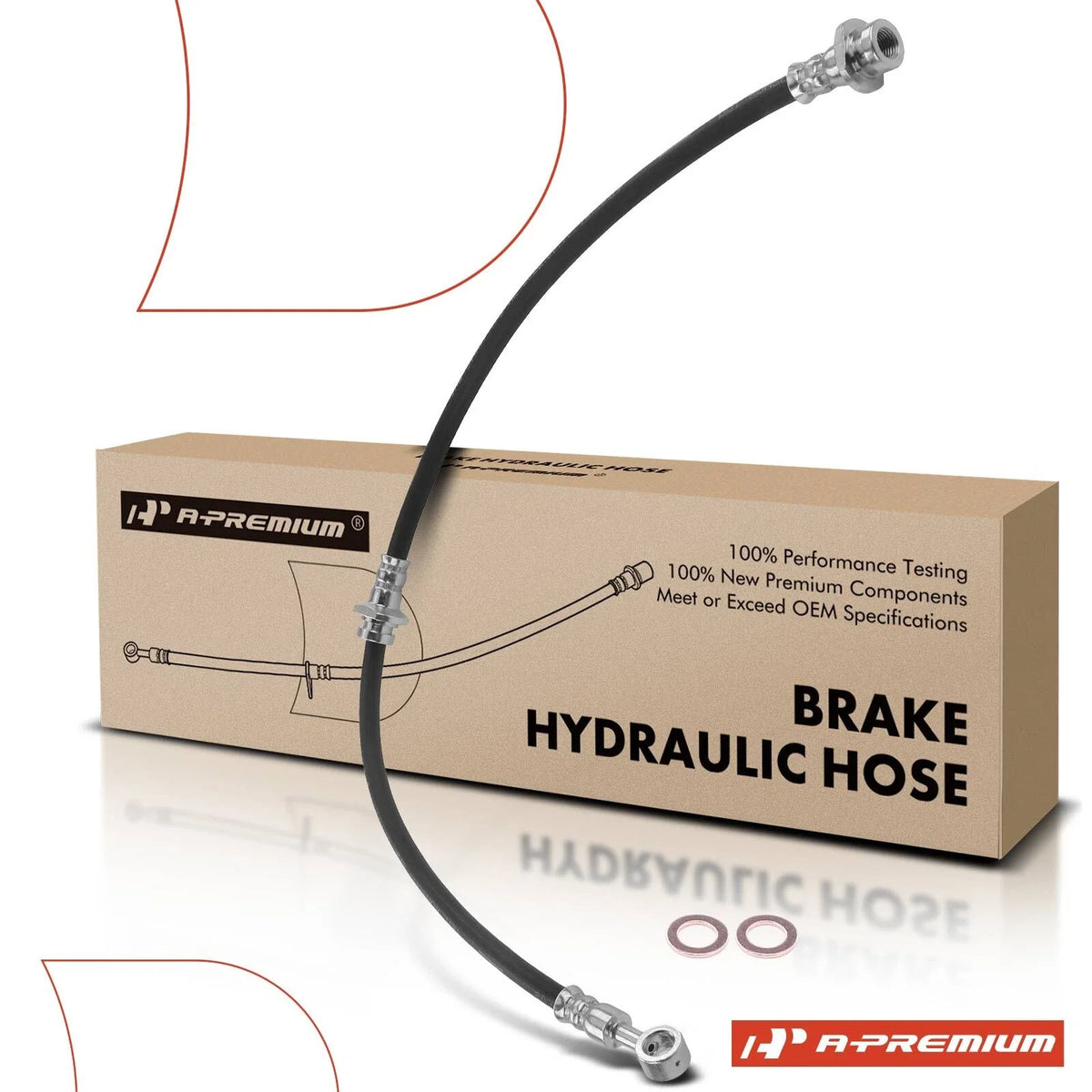 Rear Left Brake Hydraulic Hose for Nissan Maxima (2002–2003)