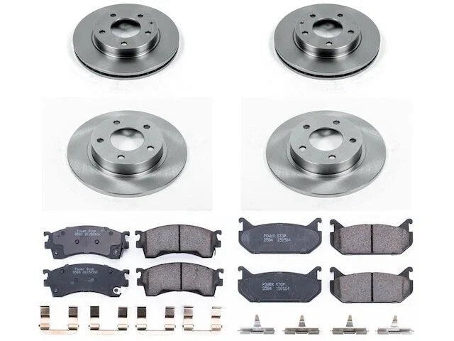 Brake Pad and Rotor Kit for Mazda 626 (1993–1997) QY491KZ
