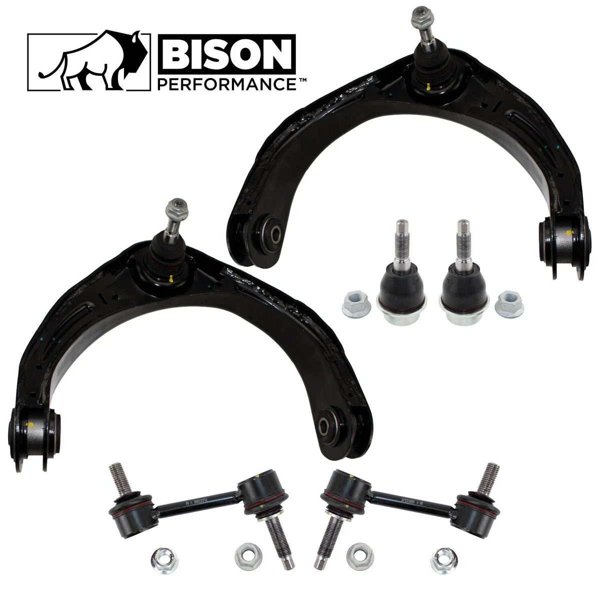 Front Control Arm Sway Bar & Ball Joint Set - 6pc for Dodge Vehicles