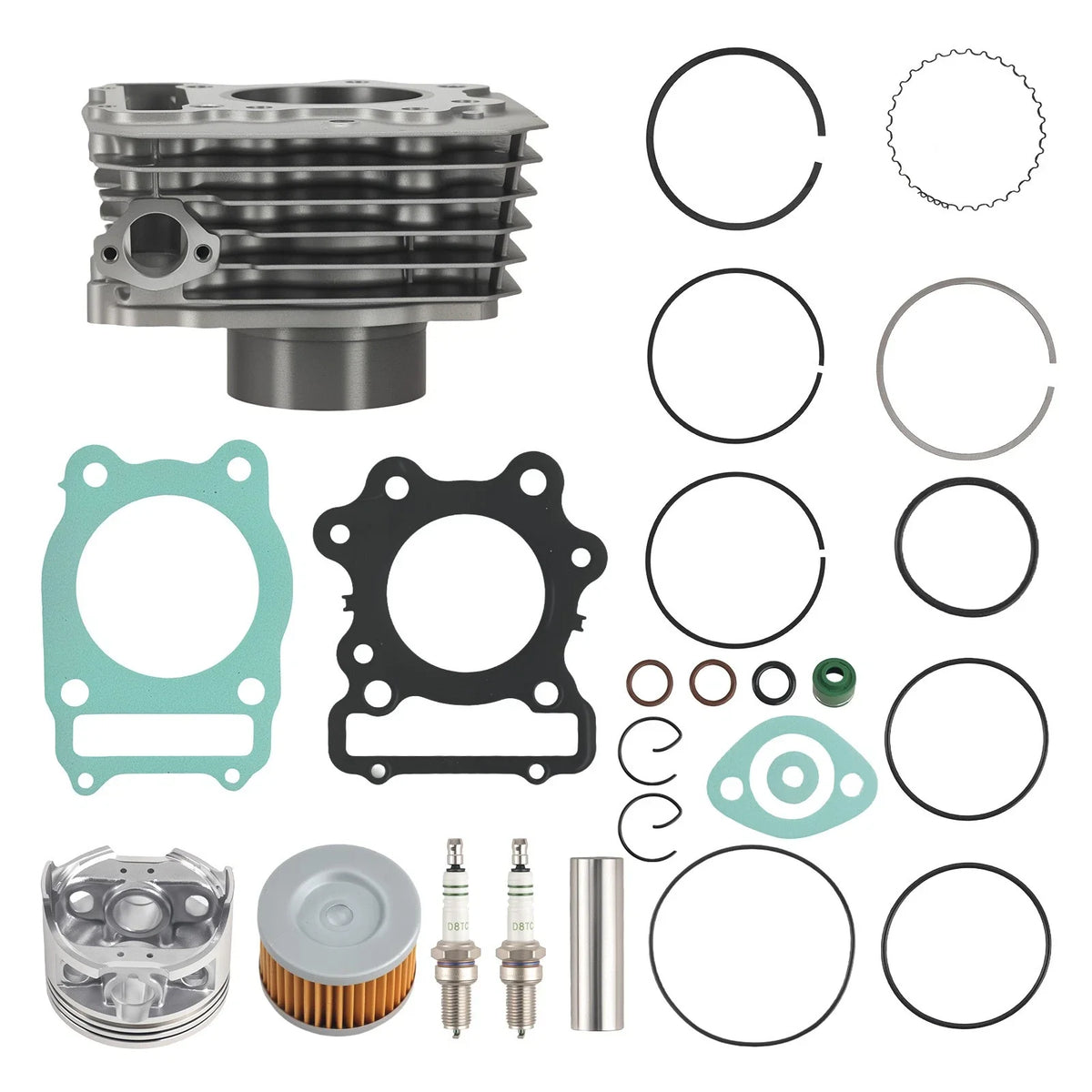 Top End Kit: Cylinder, Piston Rings & Gasket for Honda TRX300 1988-2000