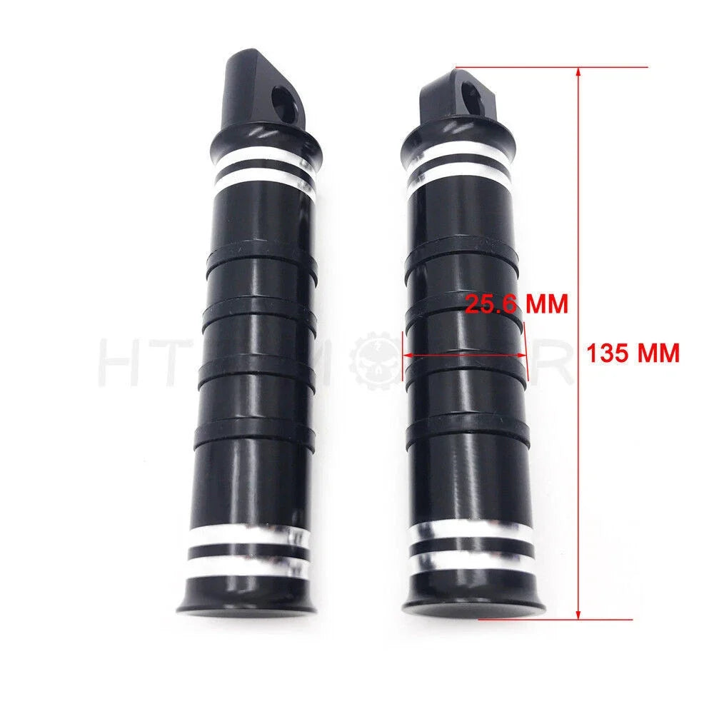 CNC Edge Cut Foot Pegs for Harley Touring Sportster Dyna Softail
