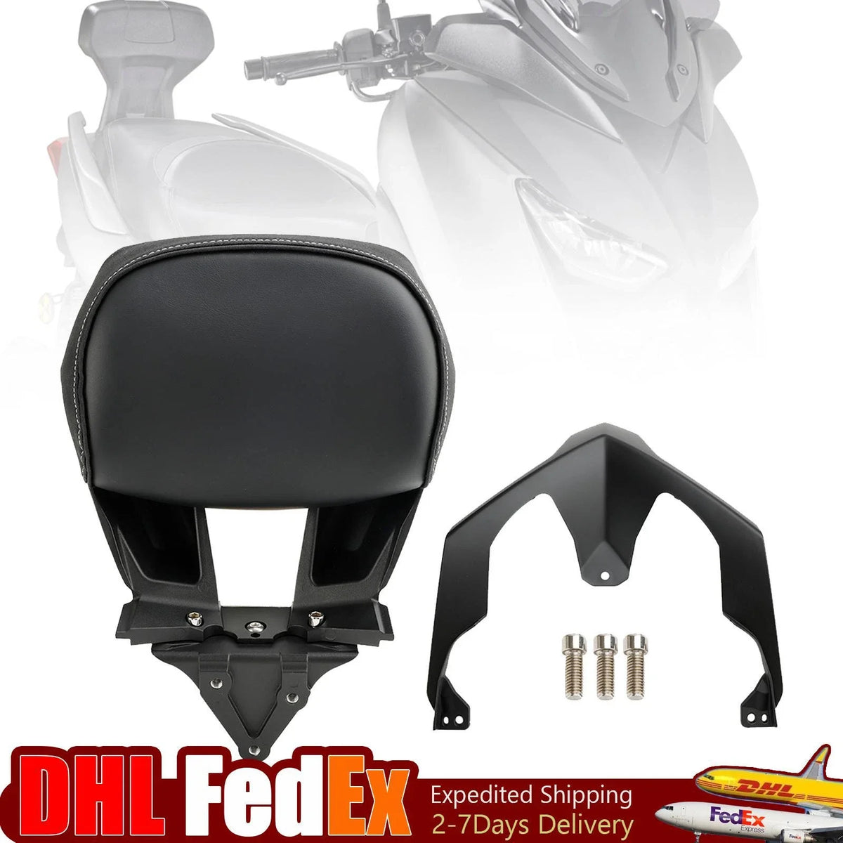 Passenger Sissy Bar Backrest for Yamaha XMAX 300 (2017–2022) #2