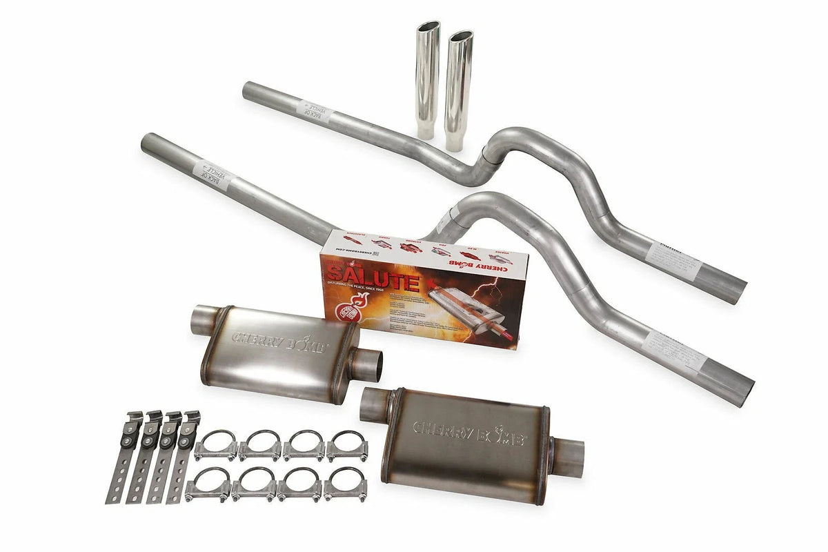 Exhaust Kit Dual 2.5" for GM C/K 20 3/4 Ton (1973-1980)