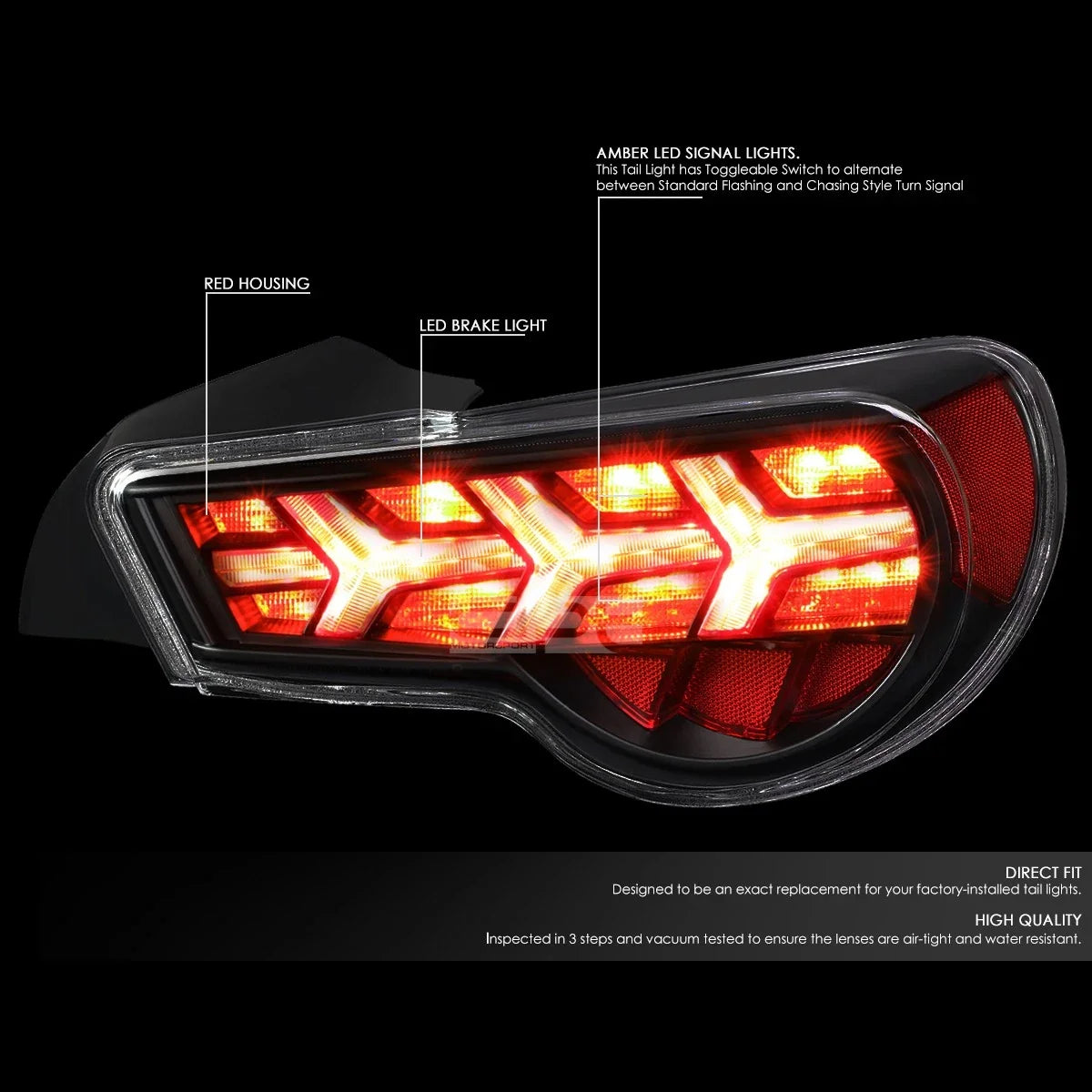 LED Sequential Arrow Tail Lights for Scion FRS (2013–2017)