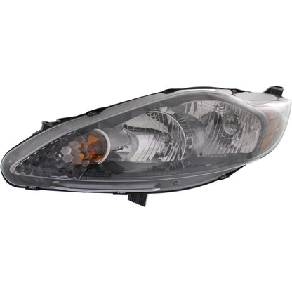 Driver Side Headlight for Ford Fiesta (2012–2013) Halogen with Bulb