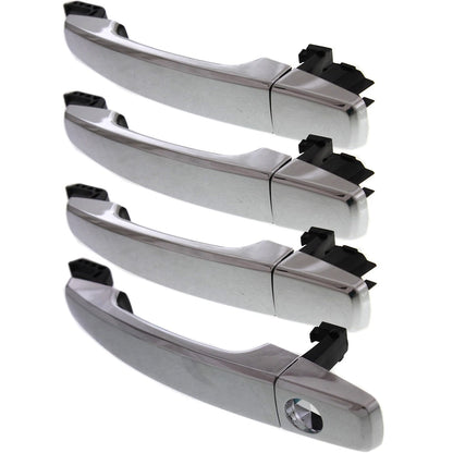 Set of 4 Chrome Door Handles for Chevrolet Cruze (2011–2015)
