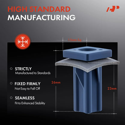 Mounting Clips 10mm - 30 Pack for Ford Lincoln Vehicles