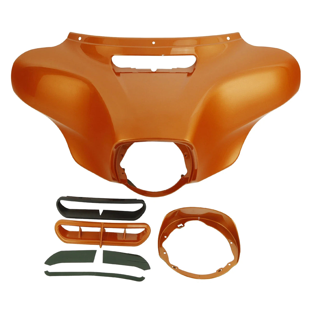 Batwing Outer Fairing for Harley Electra Glide 2014–2023, Amber Whiskey
