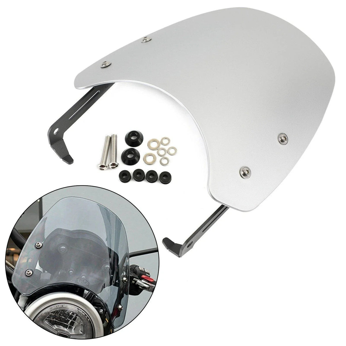 Windshield for Scrambler 1200 (2019–2022) Silver T9