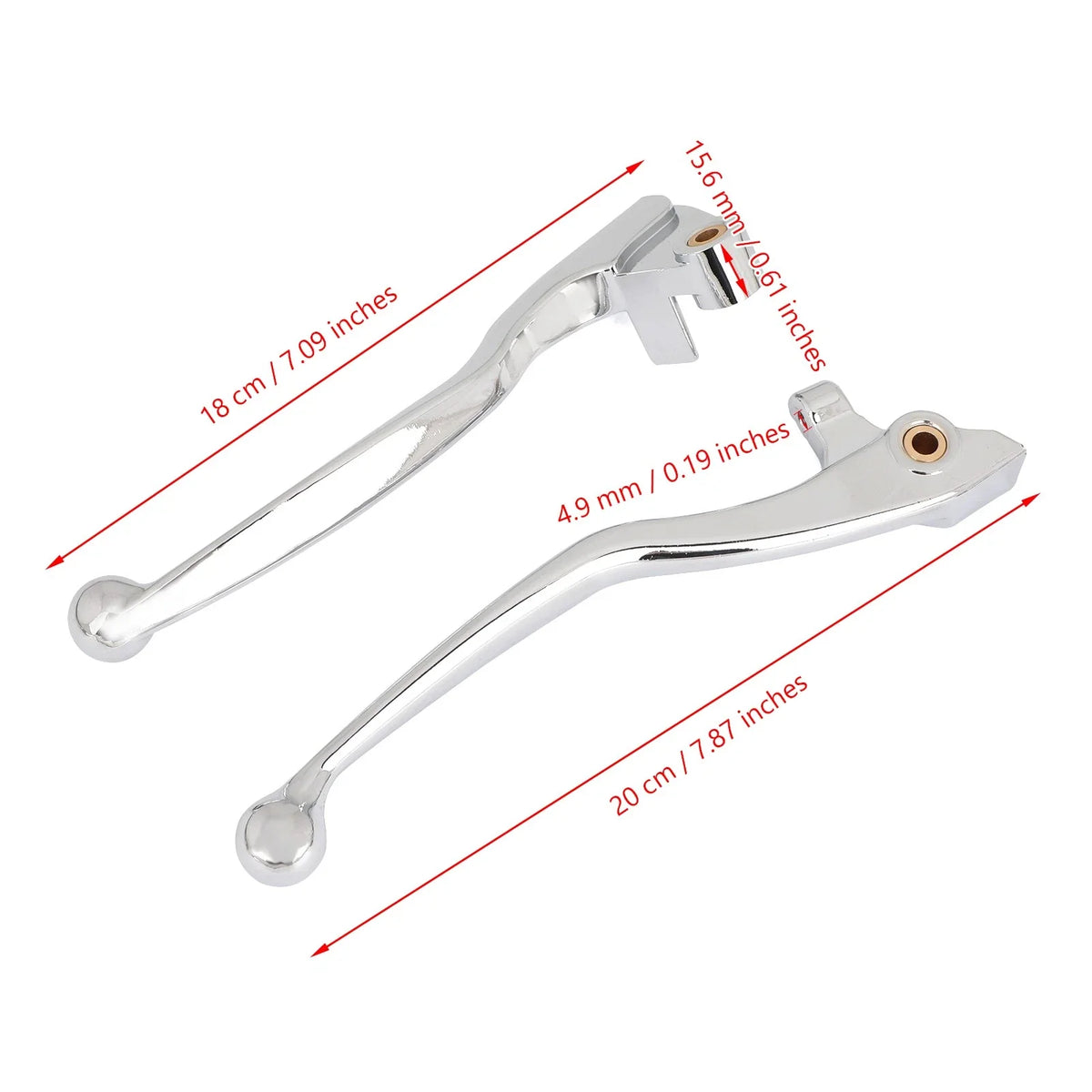 Brake and Clutch Levers Set for Yamaha Dragstar XVS400 XVS650 (1996–2002)