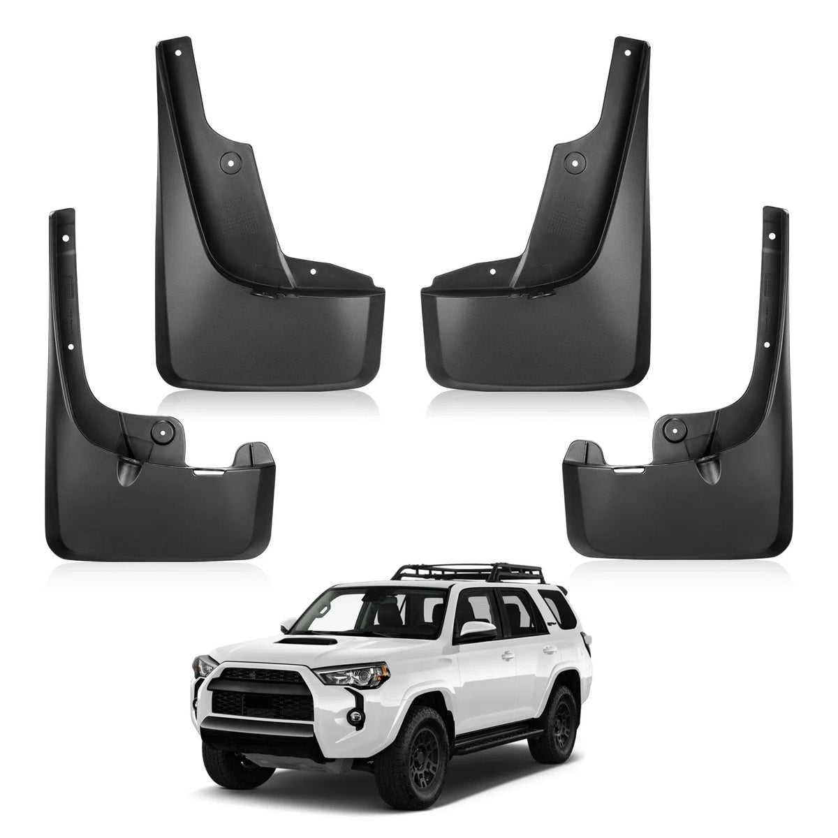 Set of 4 Mud Flaps Guards for Toyota 4Runner (2010–2021)