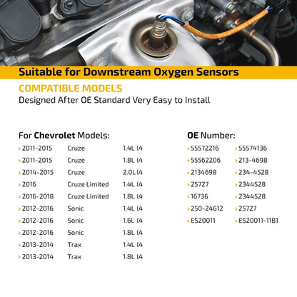Downstream Oxygen Sensor 234-4528 for Chevrolet Cruze 2011-2015