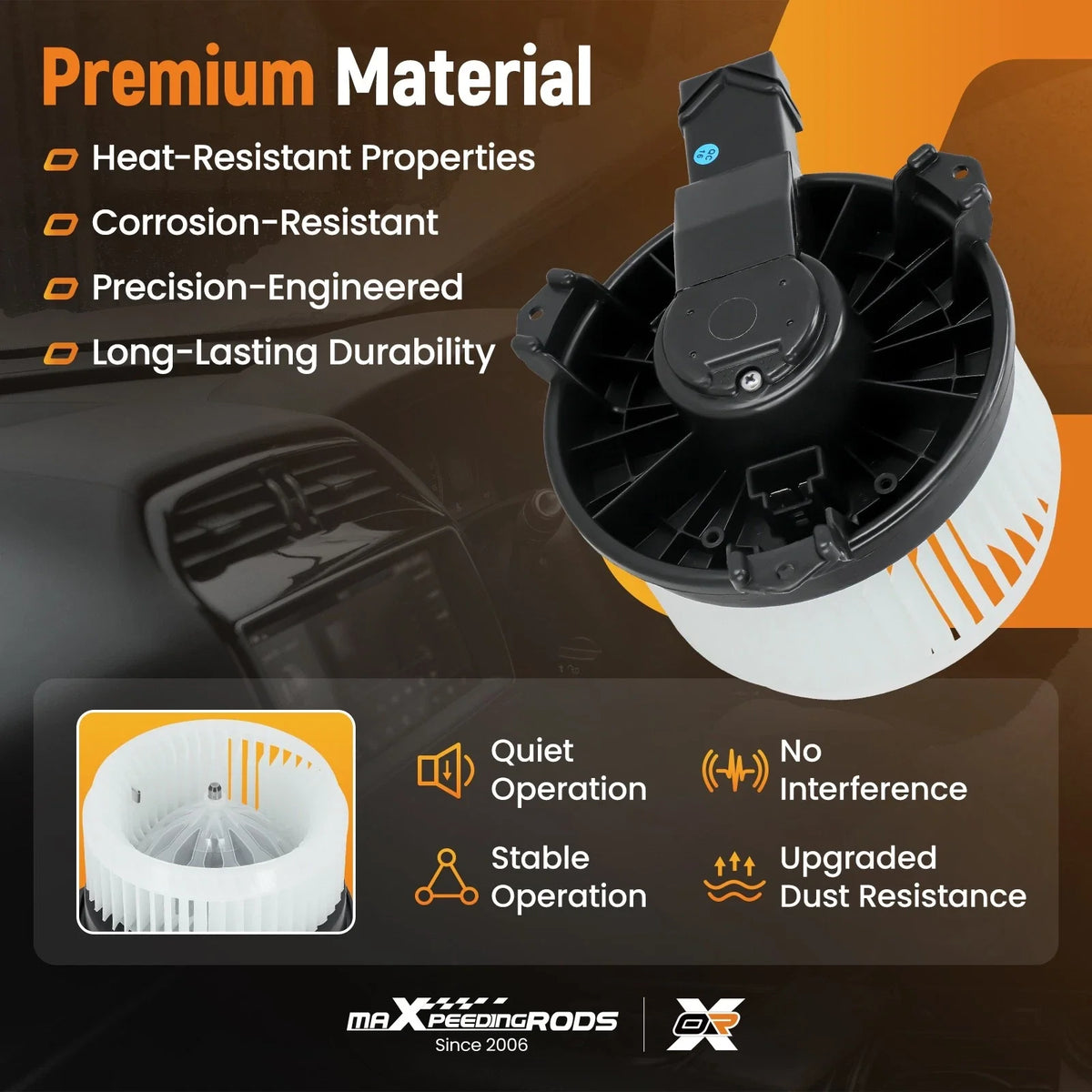 A/C Heater Blower Motor for Acura RDX (2015–2017)
