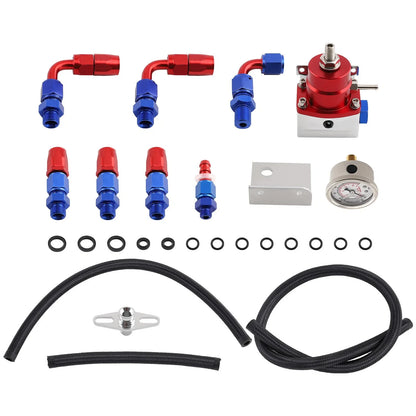 100psi Adjustable Fuel Pressure Regulator Kit with AN6 Fitting