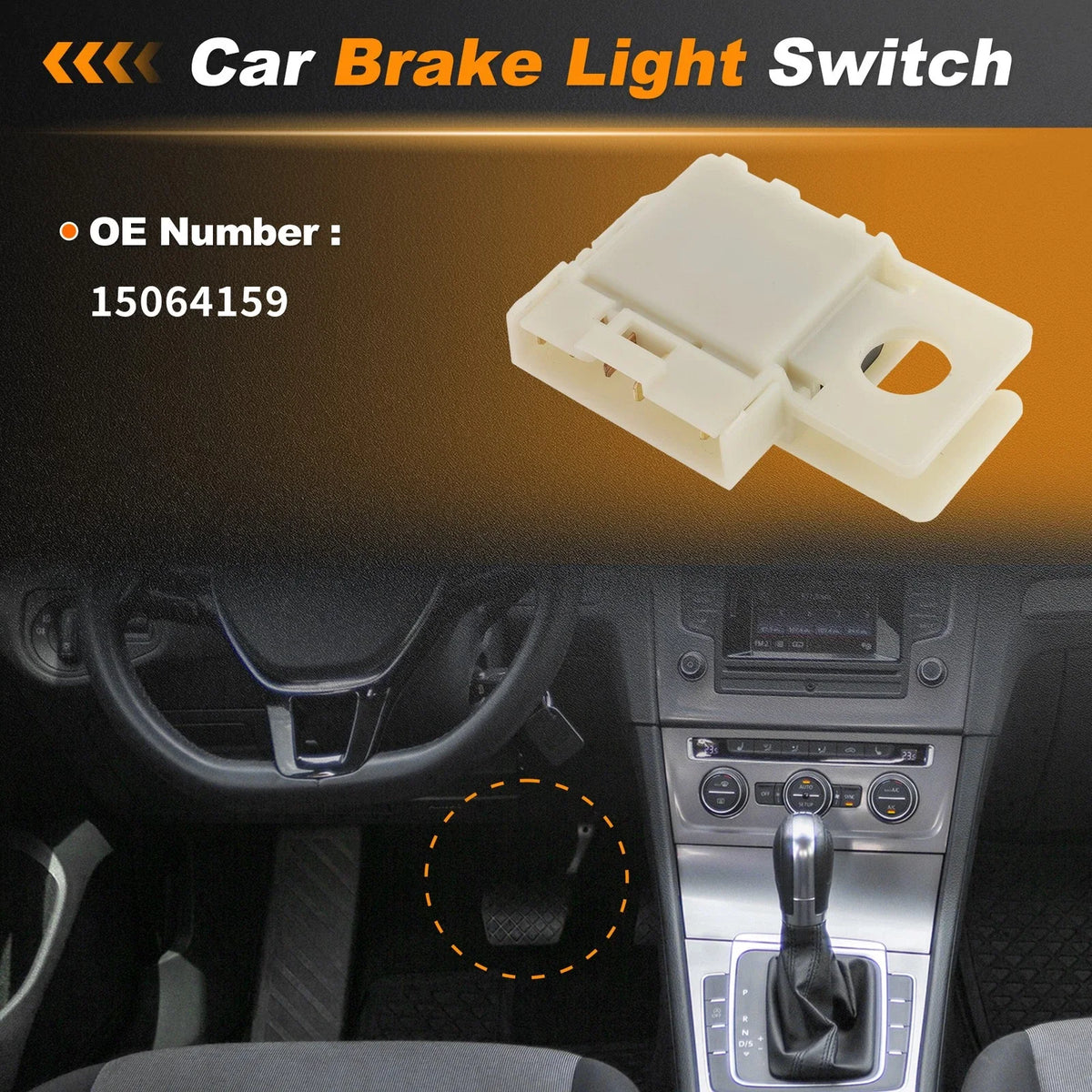 Brake Light Switch for Buick Rainier (2004–2007) 15064159