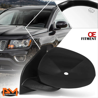 Heated Power Adjust Side Rear View Mirror Left for Jeep Compass (2016-2017)
