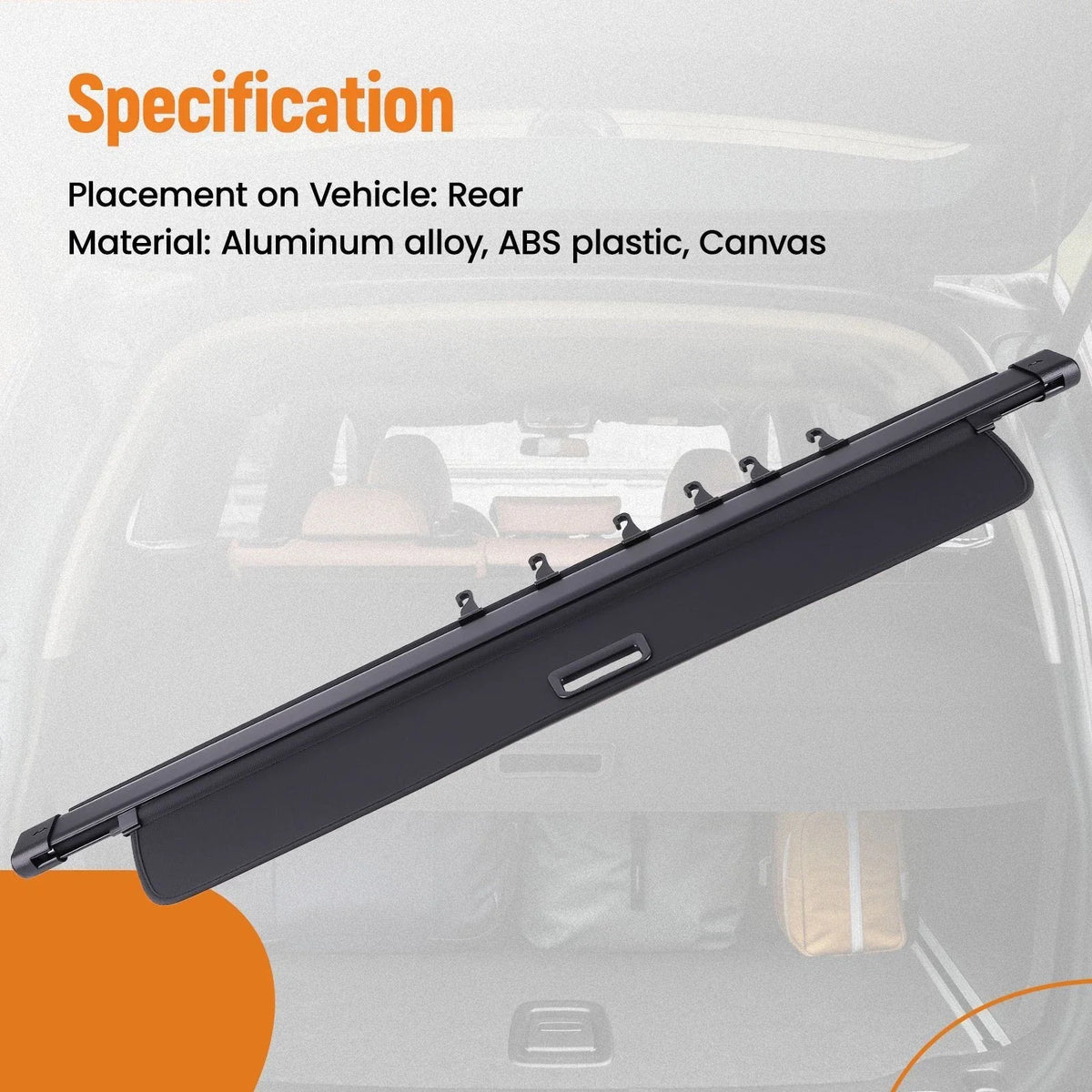 Boot Load Cover Shield for Honda Pilot 2016 to 2022