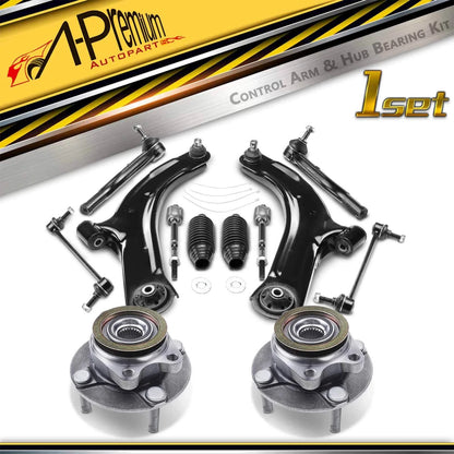 Set of 12 Front Wheel Hub Bearings for Nissan
