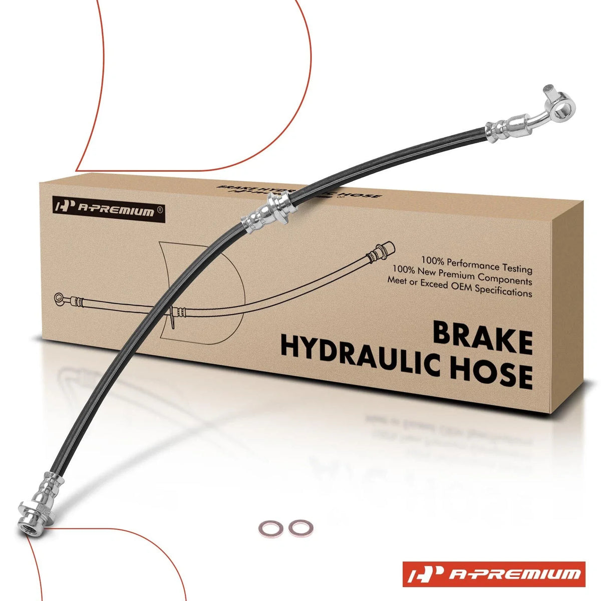Front Right Brake Hydraulic Hose for Nissan Sentra (2000–2006)