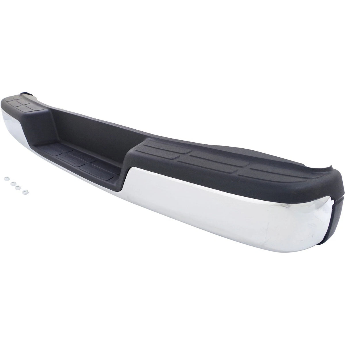 Step Bumper for Chevrolet Express 3500 (1996–2023) Rear with Pad/Brackets/End Caps