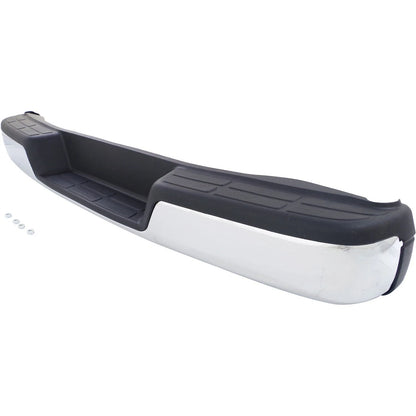 Step Bumper for Chevrolet Express 3500 (1996–2023) Rear with Pad/Brackets/End Caps
