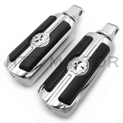 Chrome Gear Skull Footpeg for 2018-2023 Victory Cross Roads