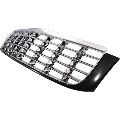 Grille for Cadillac DeVille (1997–1999) Chrome Shell, Black Insert
