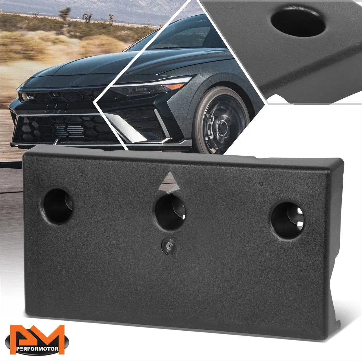 Front Bumper License Plate Bracket for 2024 Elantra
