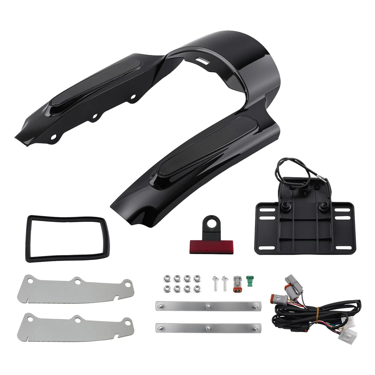 ABS Rear Mud Flaps for Harley Road King 2009-2013