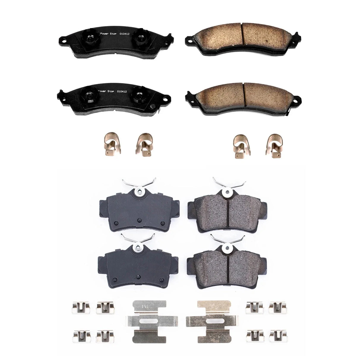 PowerStop Z17 Low-Dust Ceramic Disc Brake Pads Kit for Mustang (1994–2004)
