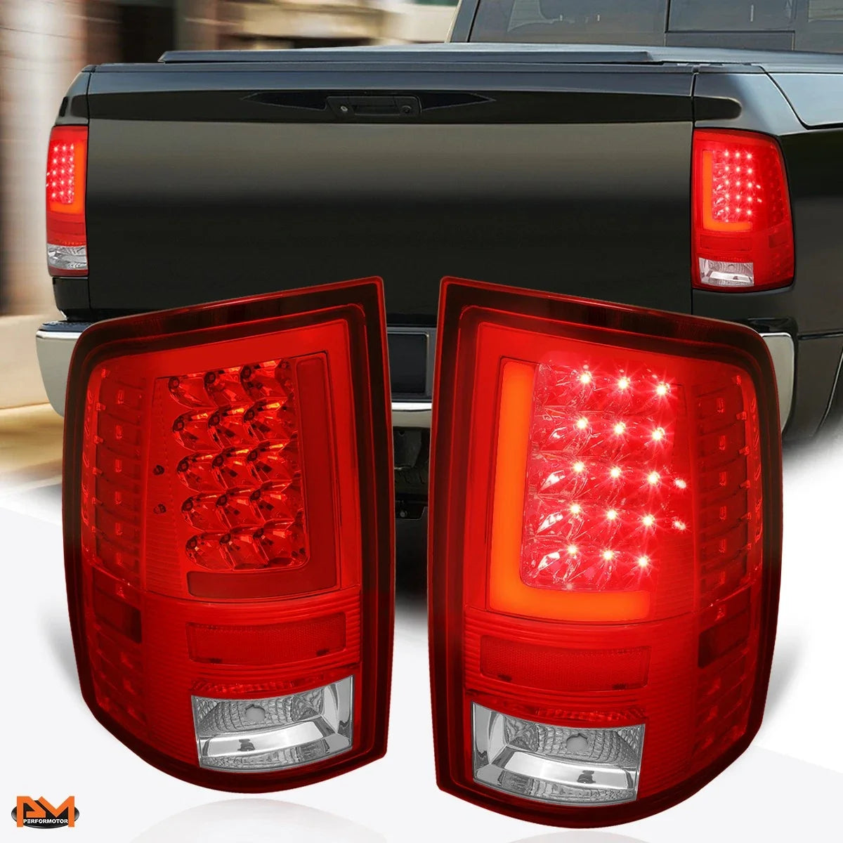 Tail Light 3D LED L-Bar for Dodge Ram Pickup 2009-2017