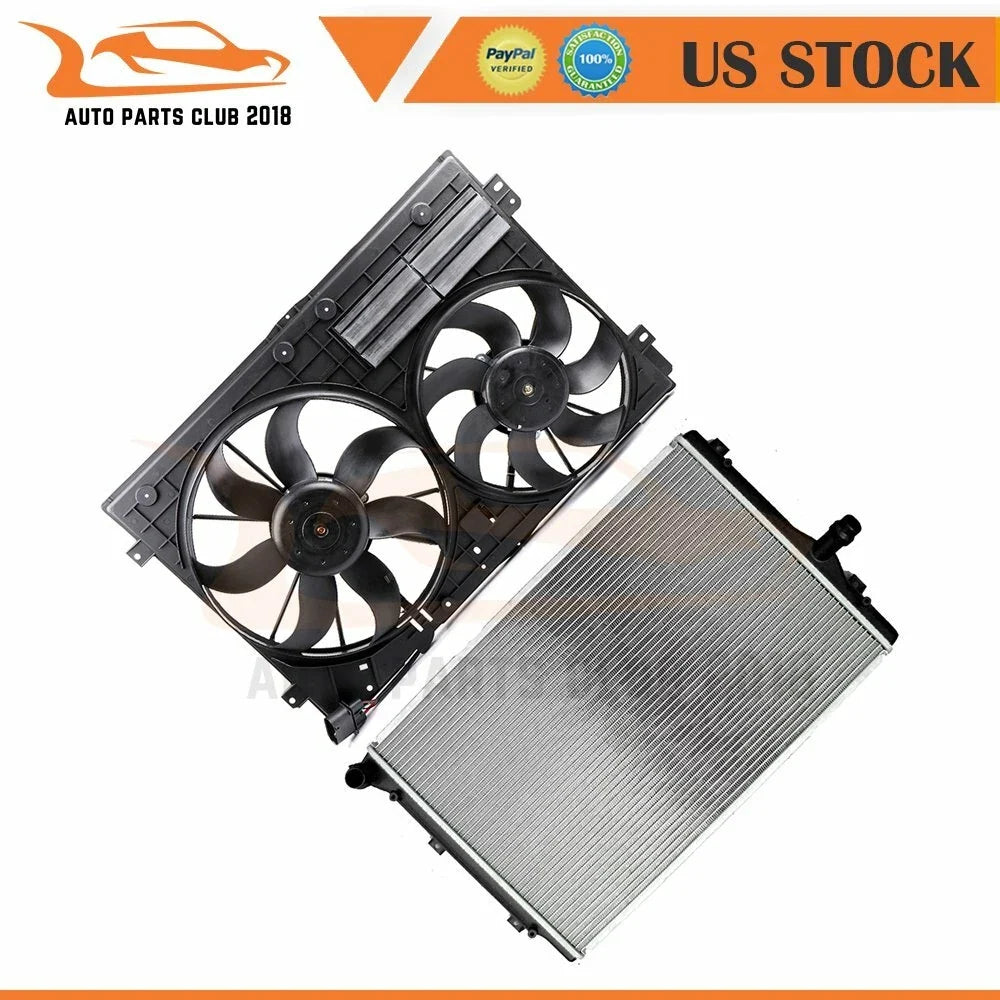 Radiator and Cooling Fan Assembly for Volkswagen Golf (2010–2013)