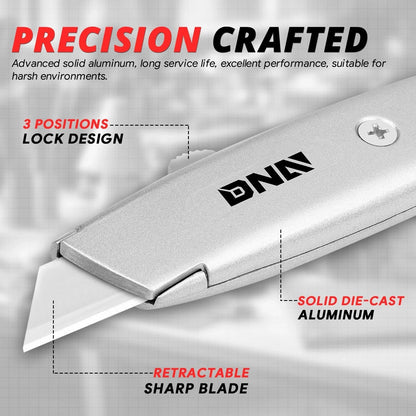 Heavy Duty Box Cutter Utility Knife Set - 20Pcs