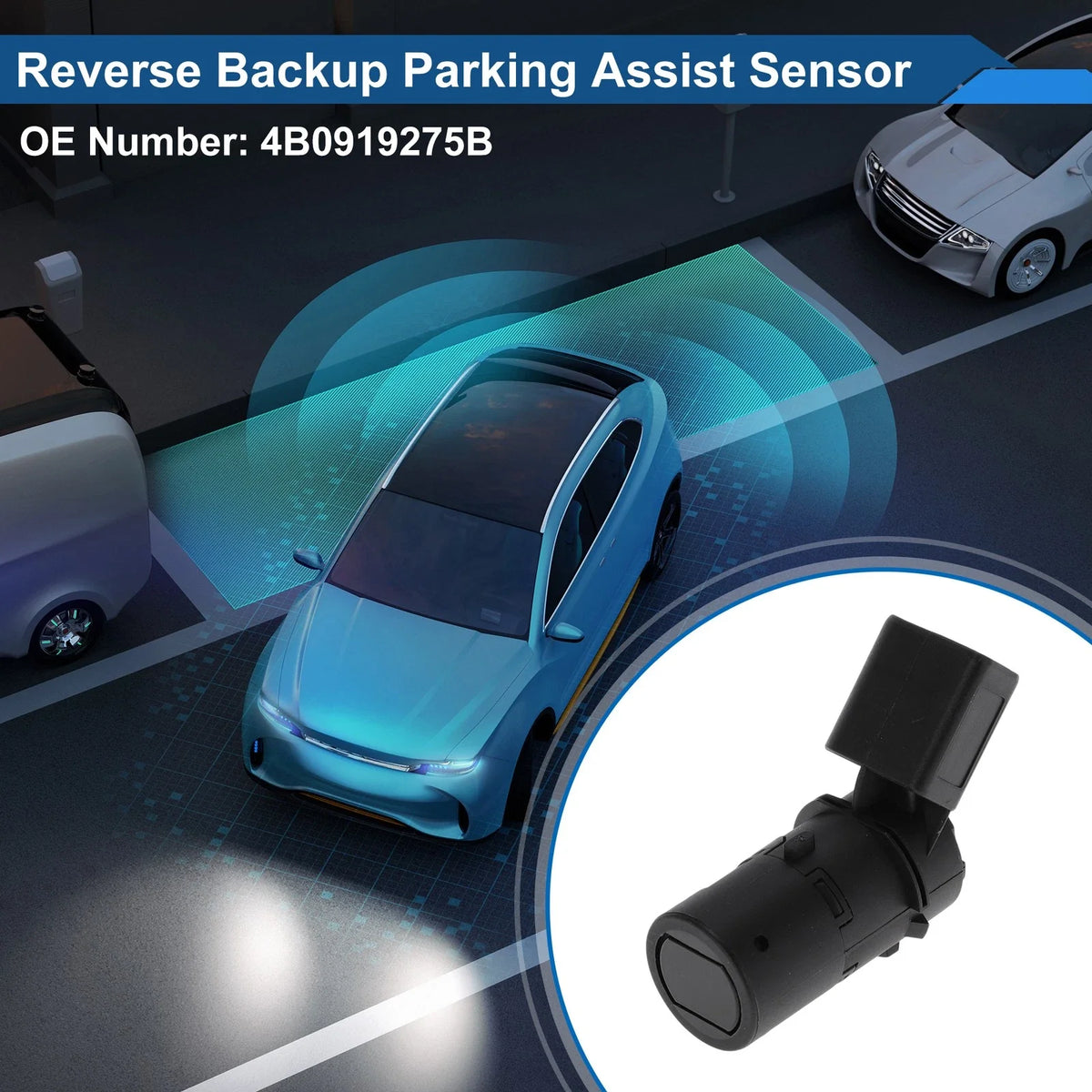Reverse Backup Parking Sensor for Audi A4 B6 (2001–2005) 4B0919275B