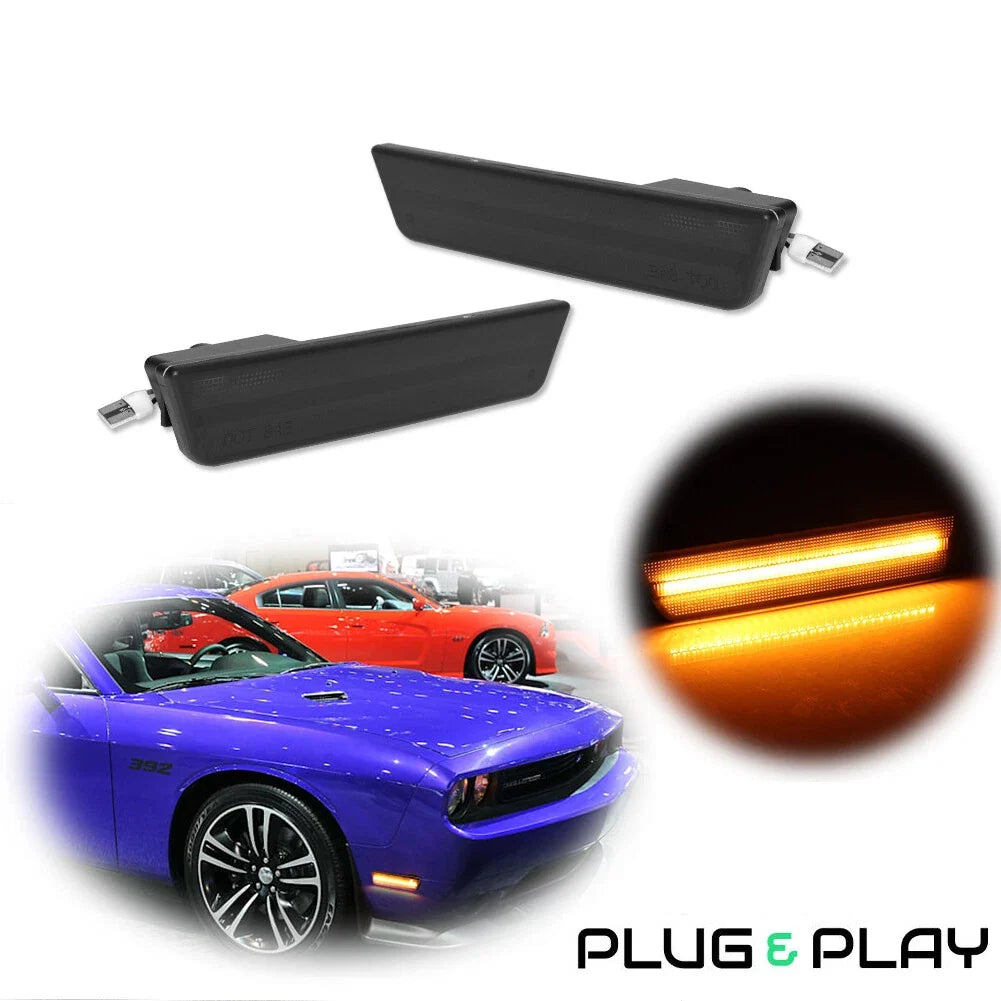 Side Marker Light Assembly Pair for Dodge Challenger (2008–2014)