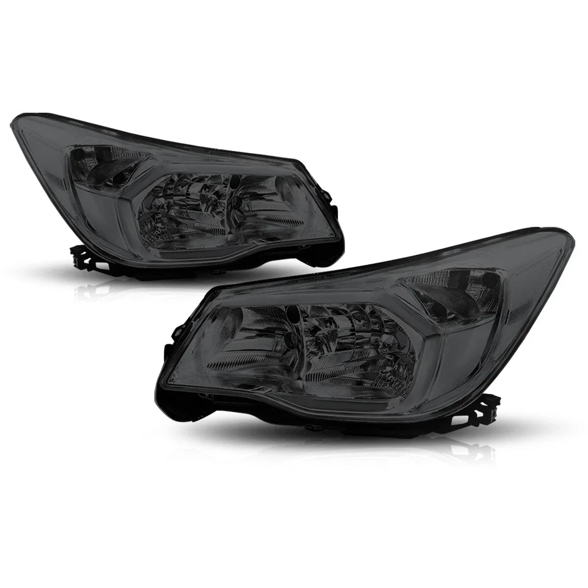 OE Headlight Lamps for Subaru Forester (2014–2016) Smoked Housing Clear Corner