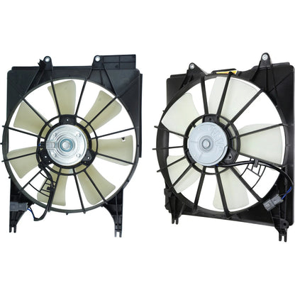 Cooling Fan Assemblies Set of 2 for Acura RDX (2007–2012)