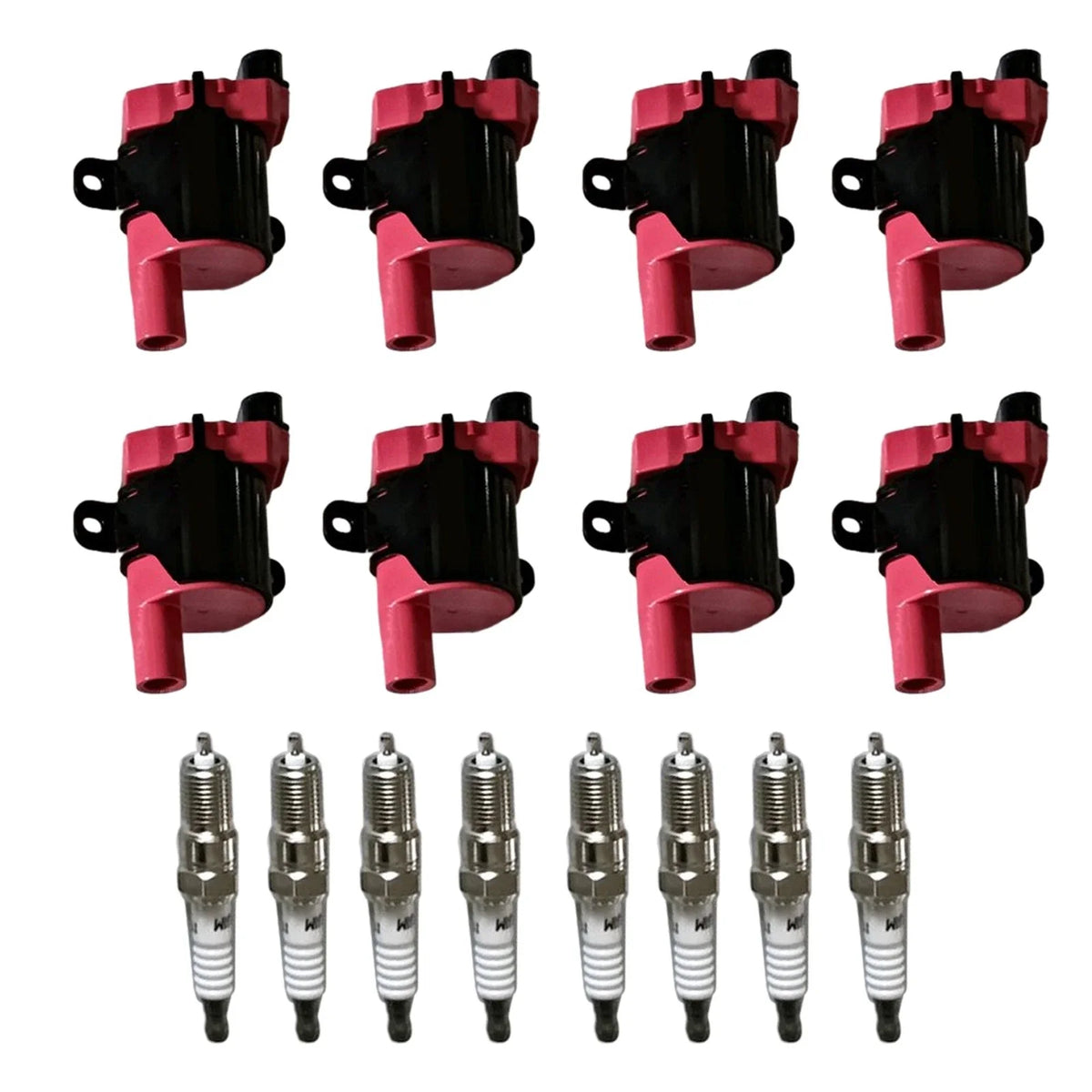 Set of 8 Ignition Coils & Iridium Spark Plugs for Chevrolet Express Silverado