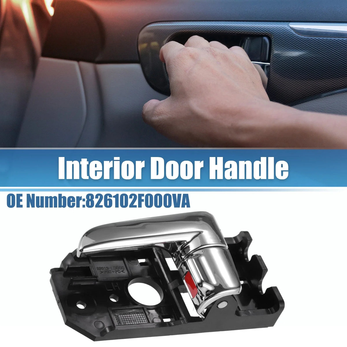 Left Interior Door Handle for Kia Spectra (2000–2009) No. 826102F000VA
