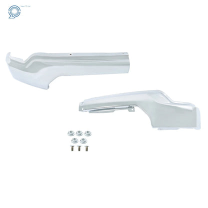 Chrome Steel Split Front Bumper for GMC Sierra 1500 (2019–2021)