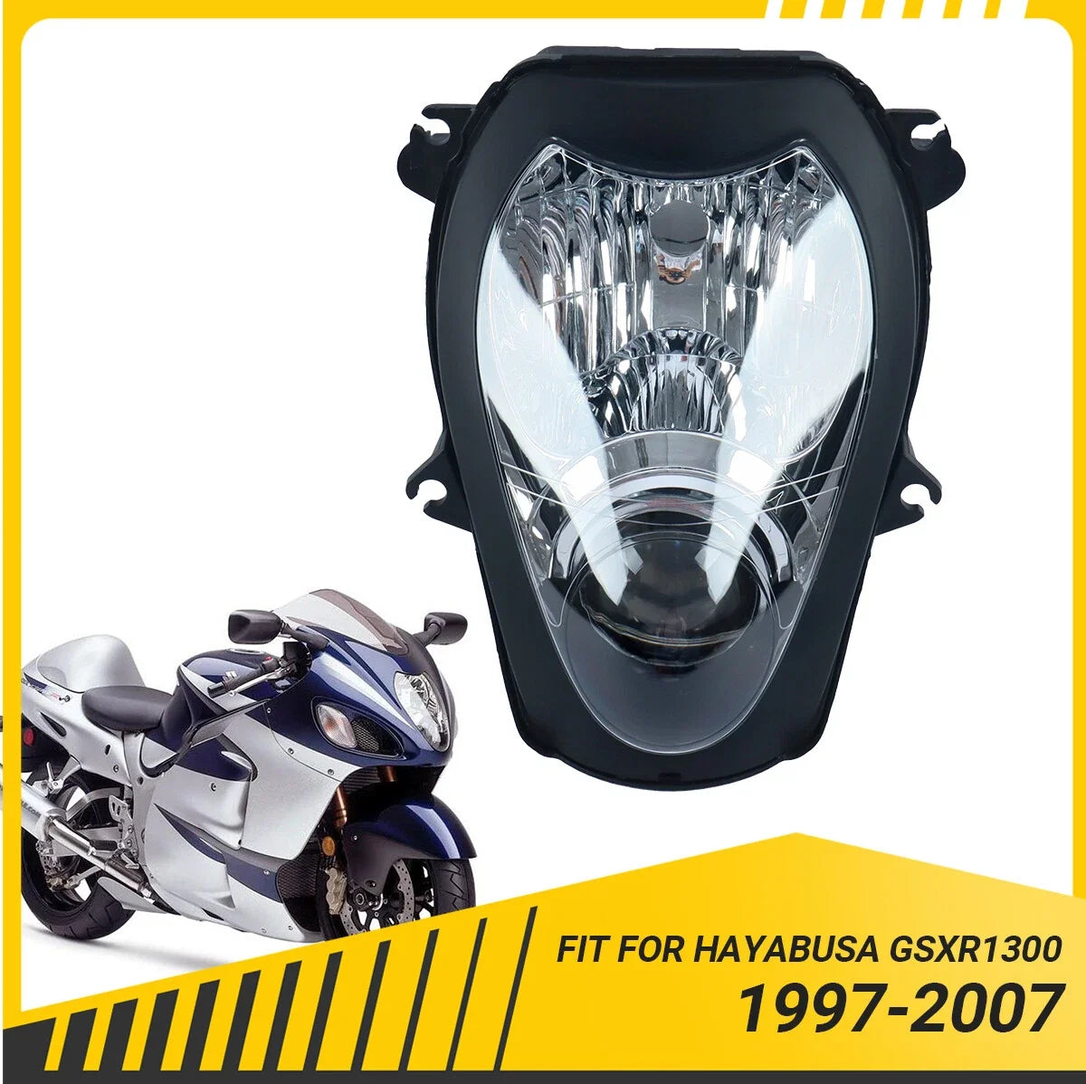 Headlight Assembly for Suzuki Hayabusa GSX1300R (1997–2007)
