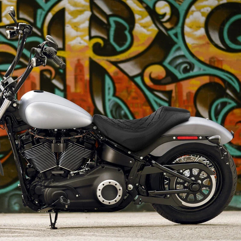 Solo Rider Driver Seat (2018-2021) for Harley Softail Slim Deluxe