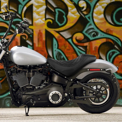 Solo Rider Driver Seat (2018-2021) for Harley Softail Slim Deluxe