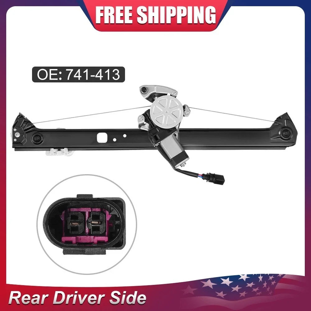 Rear Right Power Window Regulator & Motor for BMW X5 2000-2006