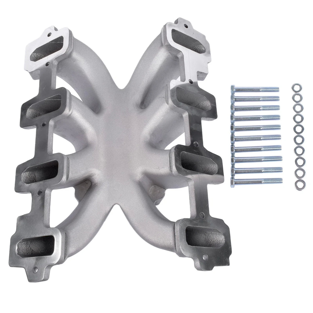 Intake Manifold, Aluminum Cathedral Single Plane for Gen III LS1/LS2