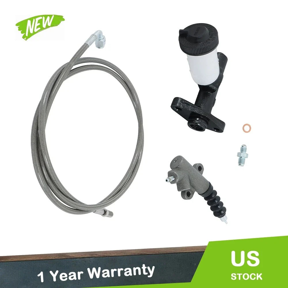Master Cylinder & Stainless Clutch Line Kit for Mazda Miata (1990–2005)